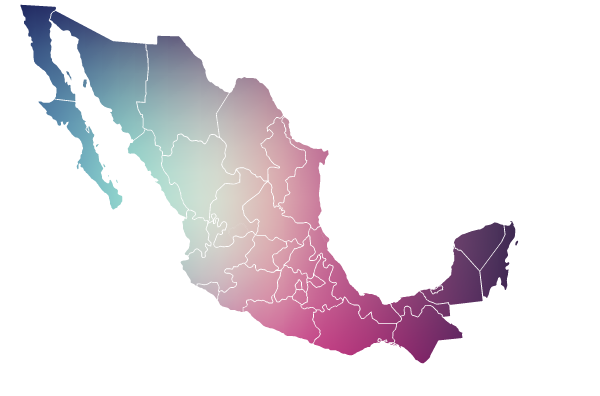Cobertura Nacional HG Logistics - Mapa de México